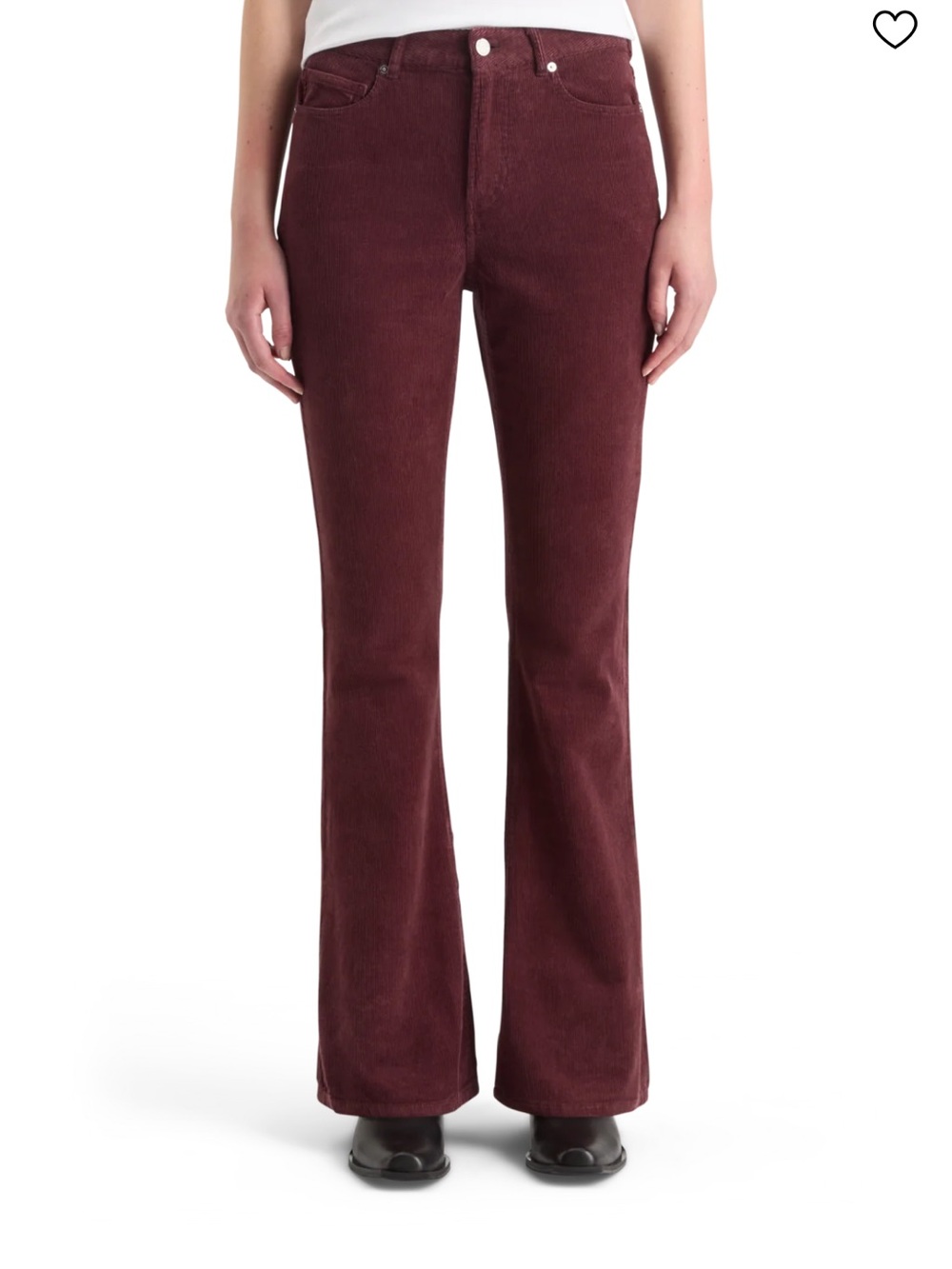 Scotch & Soda “The Charm” Burgundy Corduroy Flare Jeans 30 x 32
